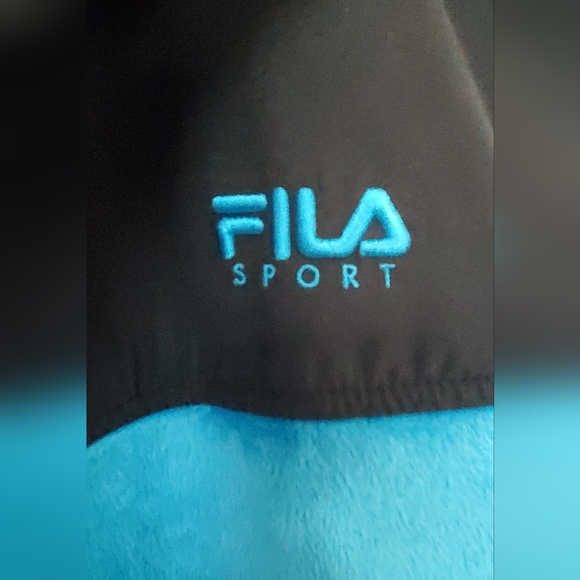 Fila Women's Blue and Black Jacket - Picture 3 of 4